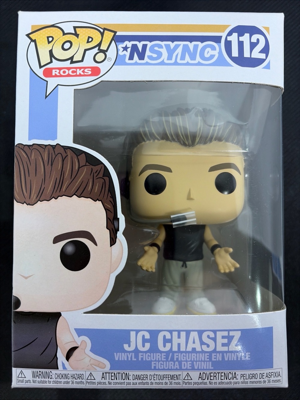 Funko Pop! Rocks *NSYNC JC Chasez #112 Vinyl Figure Collectible